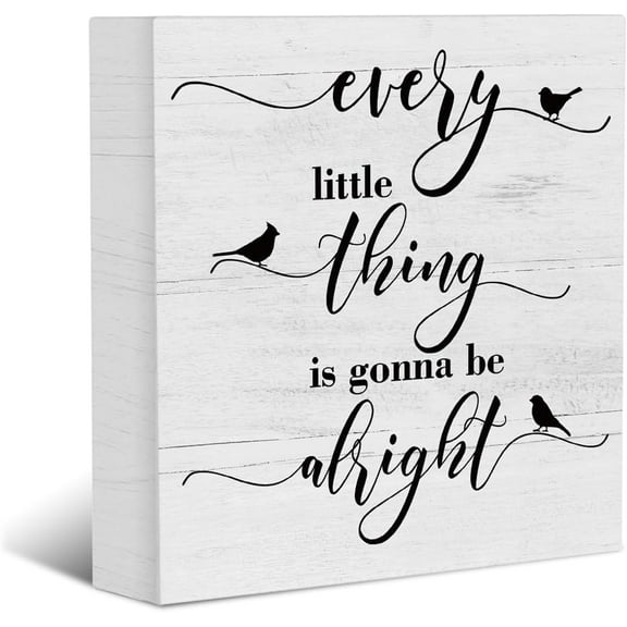 Wooden Box 5x5 Inch Inspirational Quotes Wood Block Plaque Box Signs Rustic Motivational Quotes Office Encouragement Wooden Box Sign Positive Decor For Home Table Desktop Vanity Dresser Tiered Tray