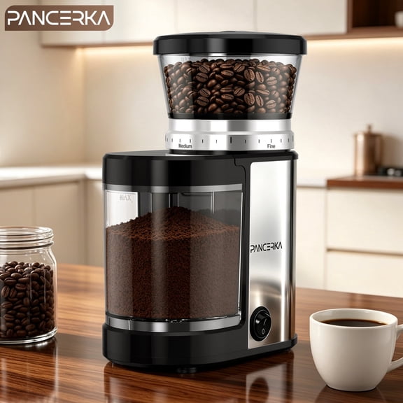 Coffee Grinder Burr Electric, Automatic Coffee Bean Grinder
