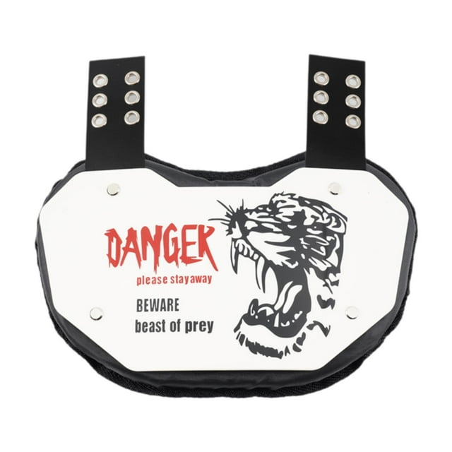 Lipstore Football Backboard Rear Lower Back Protector Adjustable Strap Abrasion Resistant