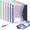 6* Landscape, variant on 11 Hole Expanding File Pockets, Horizontal & Vertical Plastic Envelopes for 2/3/4 Ring Binder, Thick Reusable Binder Folders with Snap Closure & Labels (6* Portrait)