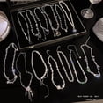 thumbnail image 5 of Ins collar de perlas de acero de titanio de moda al por mayor estilo de chica caliente cadena de suéter largo sentido de gama alta cadena fuerte que combina con todo X886 plata JFHHH pequeña, 5 of 5