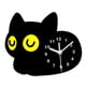thumbnail image 3 of Reloj de mesa con forma de negro, decoración para habitaciones, colección de animales, elegante reloj analógico infantil con diseño de animales, 3 of 9