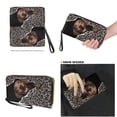 thumbnail image 4 of TSOVTHRID Dachshund Dog Print Purses for Women Tote Bag with Wallet, Purse and Wallet Set for Women Large Top Handle Purse Casual Gray Leopard Handbag Hobo Bag for Shopping, 4 of 7