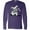 Purple, variant on Inktastic Schnauzer with Heart Long Sleeve T-Shirt