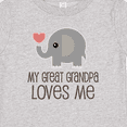 thumbnail image 4 of Inktastic Great Grandpa Loves Me Boys or Girls Baby T-Shirt, 4 of 5
