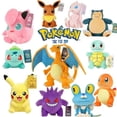 thumbnail image 3 of Peluche original de Pokémon Pikachu, Snorlax, Bulbasaur, Gengar, Kyogre, Piplup, Charizard, muñeco de peluche, regalo para niños, 3 of 6