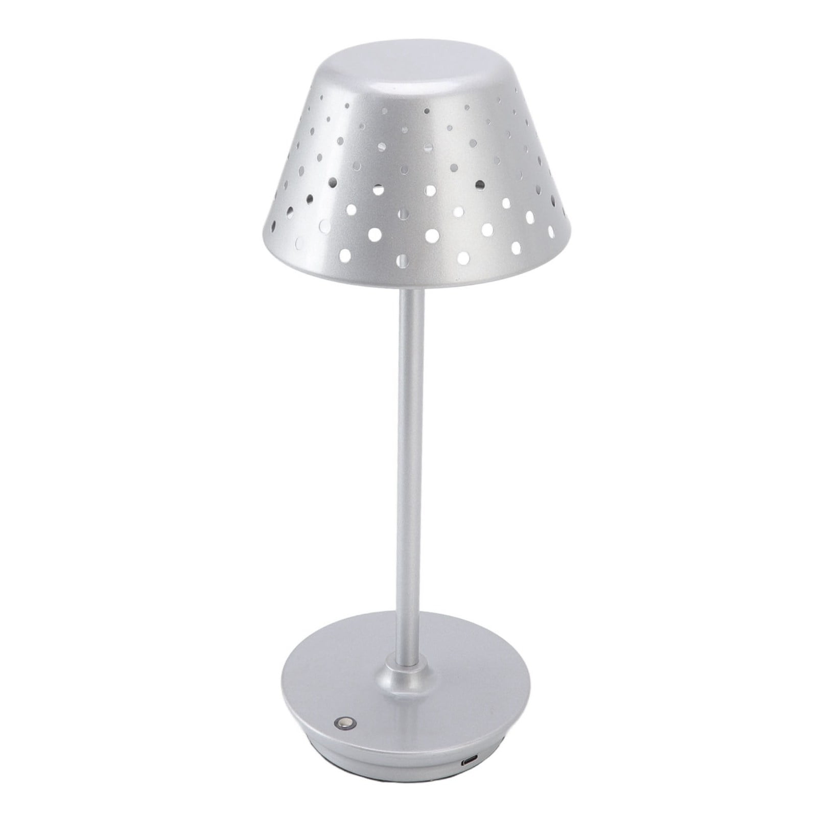 LED Desk Lamp, Retro Simple Table Lamp For Bedrooms Silver