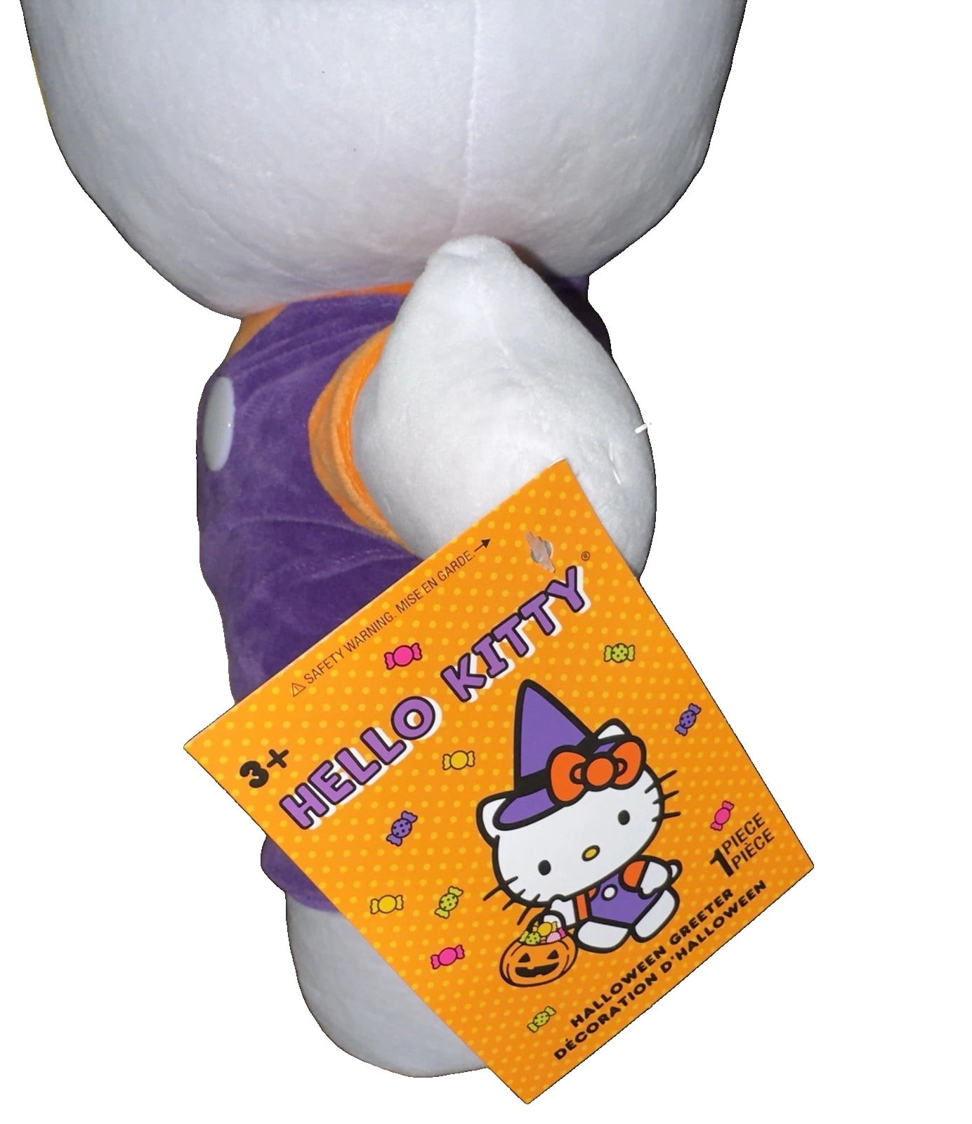 Hello Kitty Huge 22" Tall Halloween Witch Trick or Treater Plush Greeter
