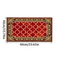 thumbnail image 3 of WUJDF Living Room Rug,Traditional Rugs,Low Profile Pile Rubber Backing Kitchen Area Rugs,Entryway Rug Boho Vintage Oriental Area Rug Soft Small Carpet Bathroom,Rugs for Living Room,Area Rug 15"X23", 3 of 6