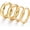 4 chunky gold bangles, variant on Chunky Gold Bangle Bracelets for Women, Dainty 14k Gold Plated Big Stackable Bangles Set, Trendy Statement Cuff Bracelet Stack Fashion Jewelry Christmas Gifts