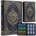 thumbnail image 1 of Star Mage Trading Card Binder - 9 Pocket Ringless TCG Binder - Premium Faux-Leather - 432 Side-Loading Pockets - Perfect Storage Holder for MTG, and Many TCG & Trading Card Co, 1 of 8