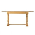 thumbnail image 2 of SEI Furniture Edenderry Traditional Wood Dining Table in Natural Finish, 2 of 3
