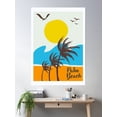 thumbnail image 2 of Hellosummer Palm Beach Poster Wall Art, Modern Wall Decor, 12x18 UNFRAMED, 2 of 3