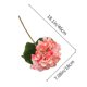 thumbnail image 3 of CaiYueKe Artificial Hydrangea Flowers Fake Silk Wedding Bouquet Centerpiece Home Decor Floral Arrangements for Table Party Church Hotel Decoration Real Touch Lifelike Greenery Bouquets Bulk, 3 of 7
