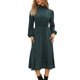 thumbnail image 1 of Gibobby Vestidos de suéter anchos Vestido con cintura elástica y estampado integral con cuello simulado y manga larga para mujer(A,G), 1 of 5
