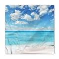 thumbnail image 1 of Tropical Bandana, Exotic Beach Vivid Sky, Unisex Head and Neck Tie, by Ambesonne, 1 of 2