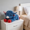 thumbnail image 5 of 4th Of July Highland-Cow Stuffed Animals, 15 inch Patriotic Highland Cow Plushies Toys, Cute Stuffed Animals Plush Pillow Women Men Independence Day Gift, 5 of 8