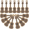 thumbnail image 1 of 50Pcs Miniature Guitar Charms Mini Guitar Pendant Model Phone Shell Charms DIY Metal Charms, 1 of 7
