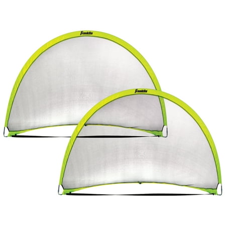 Franklin Sports Pop-Up 6  x 4  Dome Shaped Soccer Goals (2 Goals)