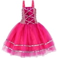 thumbnail image 2 of Disfraz de hada NQ 4 piezas vestido de hada alas de hada varita de hada diadema para niños, 2 of 5