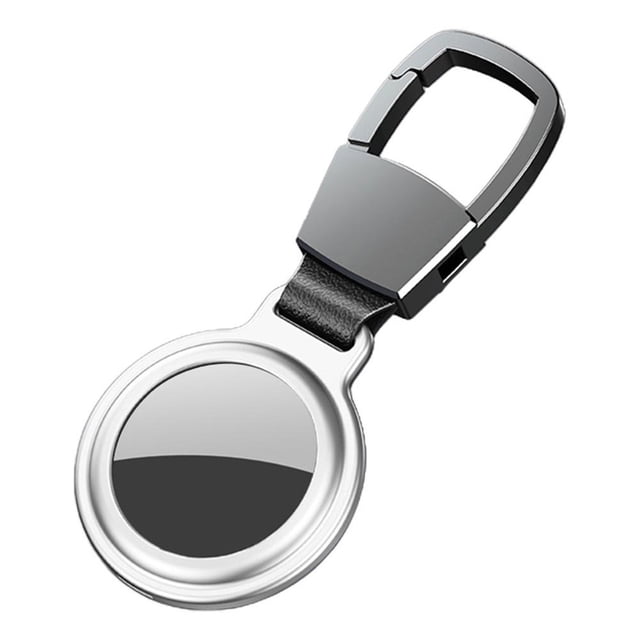Magnetic Case Compatible for AirTag Locator Keychain Aluminium Alloy Anti-lost Case Non-slip Protective Cover