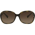 thumbnail image 2 of Coach Women's HC8145 HC/8145 512013 Dark Tortoise Butterfly Sunglasses 60mm, 2 of 5