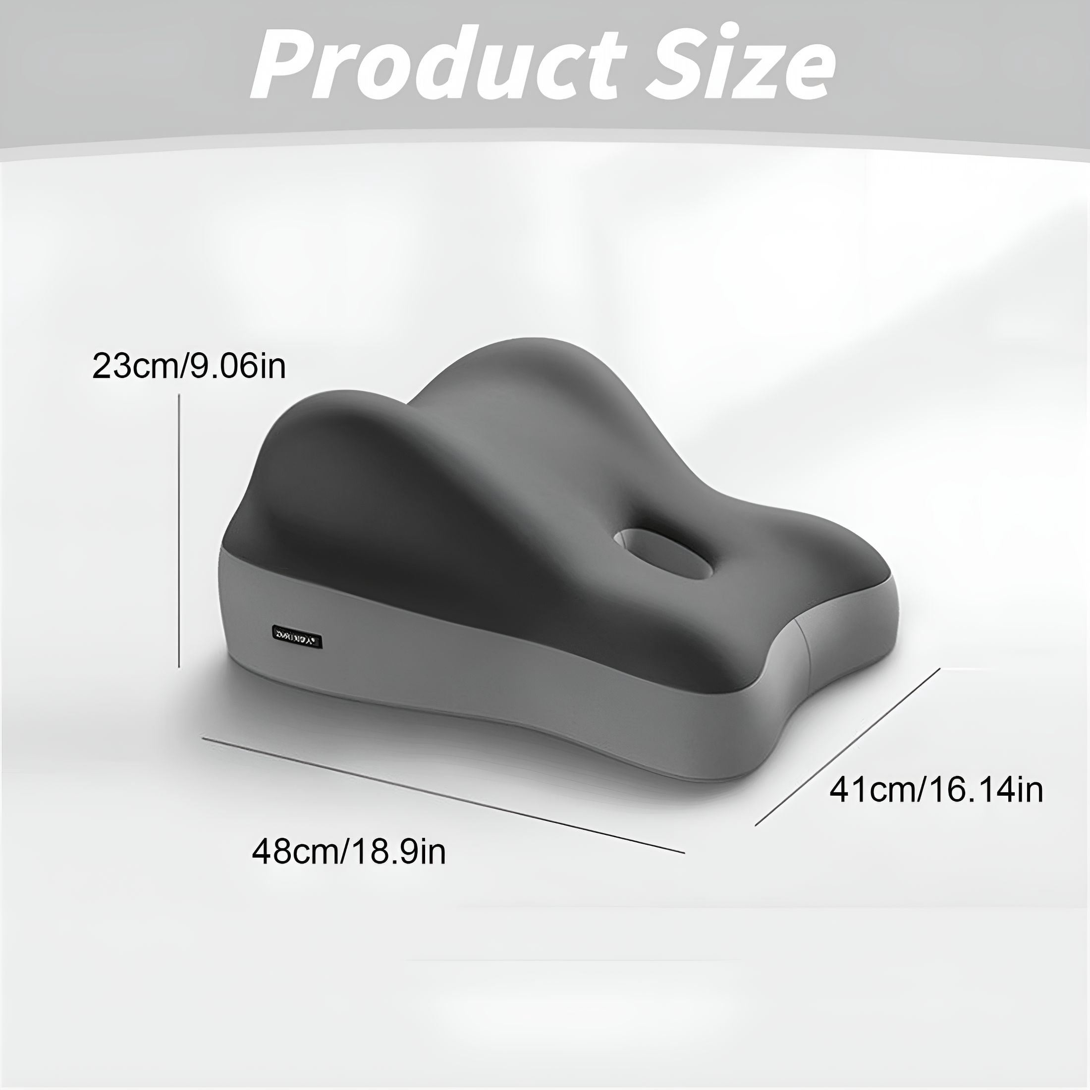XIBUFE 2026 New Pregnancy Pillow,27° Ergonomic Wedge Pillow,Memory Foam Support Pillow,Multi-Position Lumbar&Neck Contoured Cushion for Sitting,Lounging and Comfort Pregnant Pillows for Sleeping
