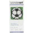 thumbnail image 1 of Wonderart Latch Hook Kit 8"X8"-Soccer, 1 of 2