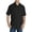 BLACK, variant on by DXL Men's Big and Tall Microfiber Comfort Grid Sport Shirt, Black, 3XLTALL