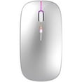 thumbnail image 3 of Bluetooth Mouse Usb C Mouse Wireless Rechargeale Computer Mouse Led Two Modes Silent Slim Laptop Mouse 2.4Ghz Bt5.2 Computer Mice for Laptop Desktop Computer Tablet Phone, 3 of 10