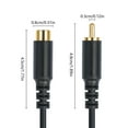 thumbnail image 3 of Music Extension Cable Male to Female Connector, Superior Sound Quality Extension Cord for Home Theater, 3 of 9