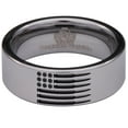 thumbnail image 2 of Bullet American Flag Military Tungsten Carbide Ring, 2 of 9