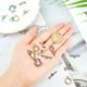 thumbnail image 3 of 8 juegos de cierres de palanca de acero inoxidable de 4 estilos para joyería, cierres grandes para collares, pulseras, bisutería, manualidades, multicolor., 3 of 5