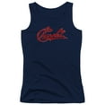 thumbnail image 1 of Chevrolet Chevrolet Script Distressed Junior Women's T-Shirts Tank Top Navy, 1 of 1