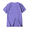 thumbnail image 3 of Moonsky Camiseta unisex Huntrix Dem-0n, colores cómodos, camiseta Huntrix para niñas, camiseta Mira Rumi Joey, merchandising, regalo juvenil para fans del K-pop (Morado XS), 3 of 3
