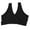 Black, variant on Womens Extra Soft Organic Cotton Wireless Nursing & Maternity Sleep Bra