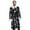 Black, variant on Nature Boy Flair Wrestler Deluxe Robe Halloween Costume Cosplay