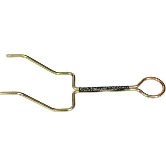 25644 Towing Bracket for Portable Waste Transport , Yellow