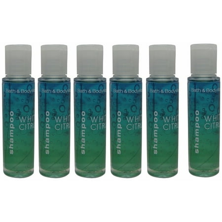 Citrus Shampoo - Bath & Body Works White Citrus Shampoo Lot of 6 Each 0.75oz Bottles Total 4.5oz