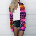 thumbnail image 1 of LOVZFMLL Cardigan pour Femmes Cardigan à Manches Longues Veste Ample Imprimé Araignée Halloween Veste Haut Cardigan, 1 of 6