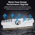 thumbnail image 4 of KingSpec DDR5 Computer Memory 32GB(2×16GB) 6000MHz RAM Desktop Memory PC Memories Module Gaming Memory Computer Silver White, 4 of 6