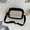 Black, variant on Ita Bag with Clear Window, Pin Display Insert Board Nylon Cute Crossbody Shoulder Bag Y2K Anime Kawaii Style