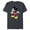 Navy Heather, variant on Disney Mickey Mouse Surprised - Short Sleeve Blended T-Shirt for Adults - Customized-Yellow