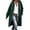 A Green, variant on Oversize Winter Coats for Women, Women's Fashion Large Size Solid Color Zipper Hooded Plus Velvet Thickened Long Sleeve Jacket Black L