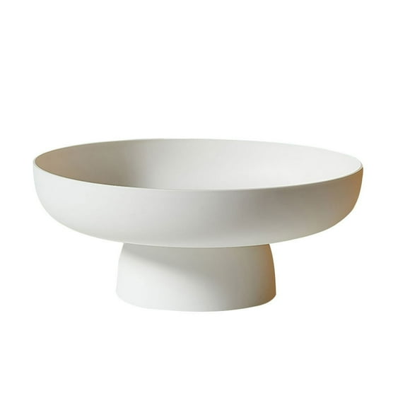 Bowl Fruit Dish Plate Snack Dessert Footedround Serving Plates Porcelain Trifle High Base Basket Decorative Egg