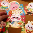 thumbnail image 3 of 6Pcs Red Envelope Cartoon Pattern Creative Hot Stamping Process Best Wishes 2023 New Year Lucky Money Red Bag for Home, 3 of 7