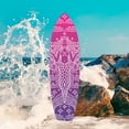 thumbnail image 5 of Outdoor Mermaid Surfboard Wall Art – Weatherproof PVC – Coastal Mermaid Sign for Beach House or Pool Area – Nautical Decor, Pink 5 Foot, 5 of 8