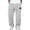 Light Gray #3, variant on Dresfit Corduroy Pants Men Baggy Wide Leg Sweatpants Fall Winter Drawstring Big and Tall Sweat Pants Oversized Elastic Waist Uncuffed Athletic Pants XL
