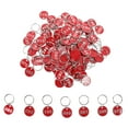 thumbnail image 3 of ELAYARD 100Pcs Red Numbered Metal Keychain Tags for Organized Key Identification and Storage, 3 of 8