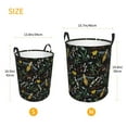 thumbnail image 2 of Lsque Wasp and Florals pattern Laundry Hamper Basket, Tall Woven Rope Hamper Basket for Clothes, Lightweight Storage Basket, Collapsible Waterproof-Small, 2 of 8